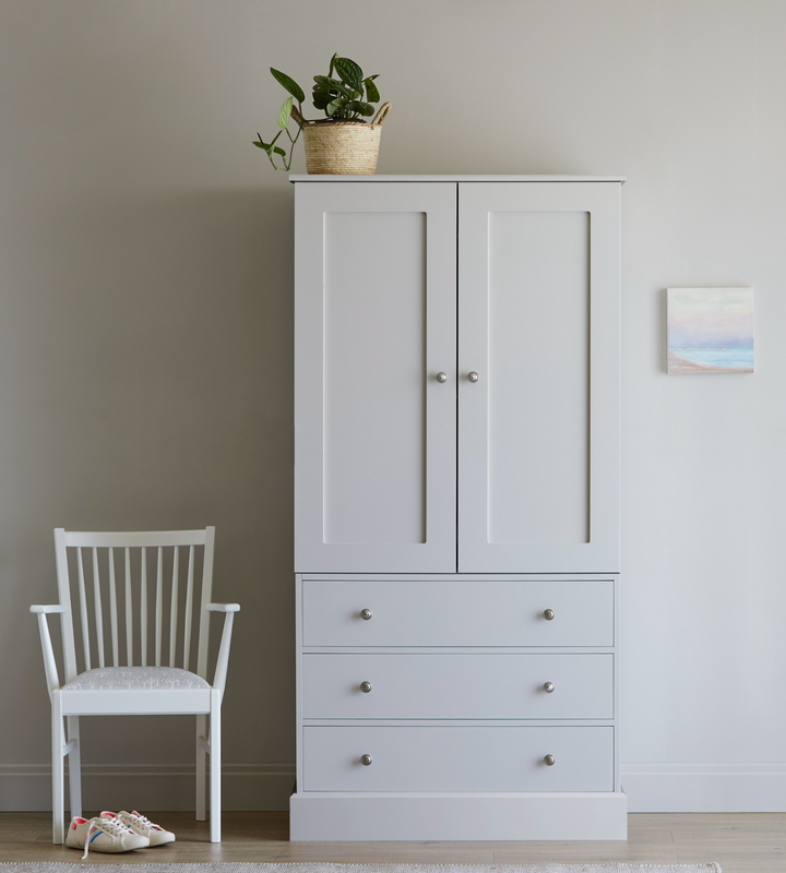 White wardrobes with drawers deals