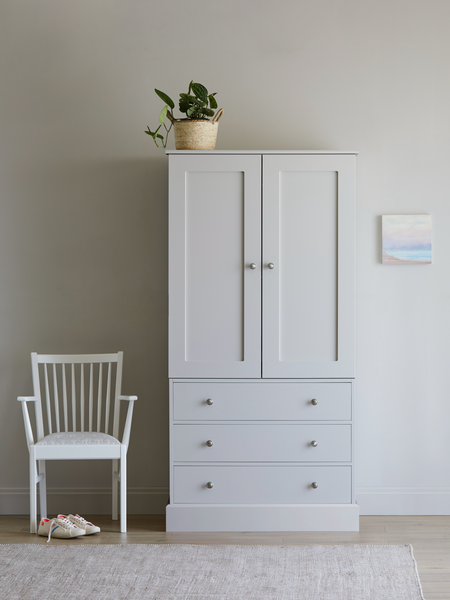Free Standing Double Wardrobe With Drawers The Dormy House