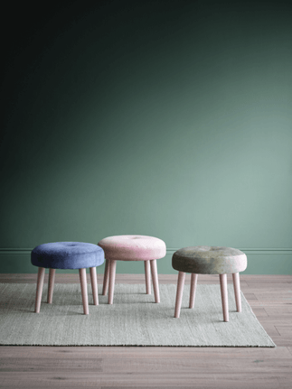 Rochester round footstool