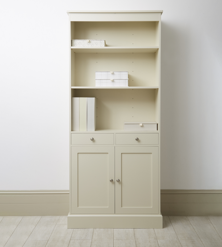 Rochester bookcase with doors