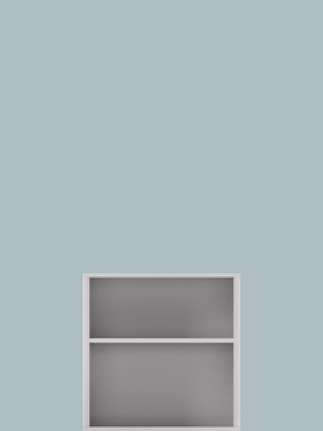 Oak single shelf pedestal