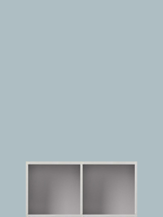 Single top unit with central divide