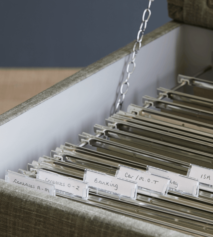 Small Portland filing ottoman