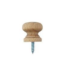 Small wooden knobs - plain