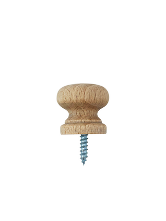 Small wooden knobs - plain