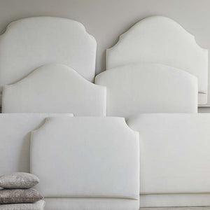 Calico covered headboards