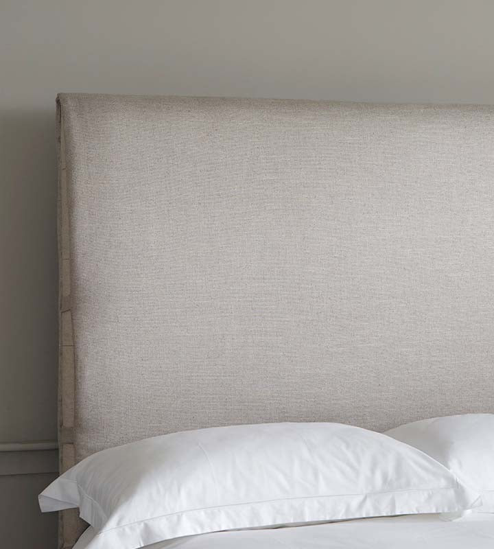 Headboard cover with side tabs
