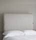 Headboard cover with side ties