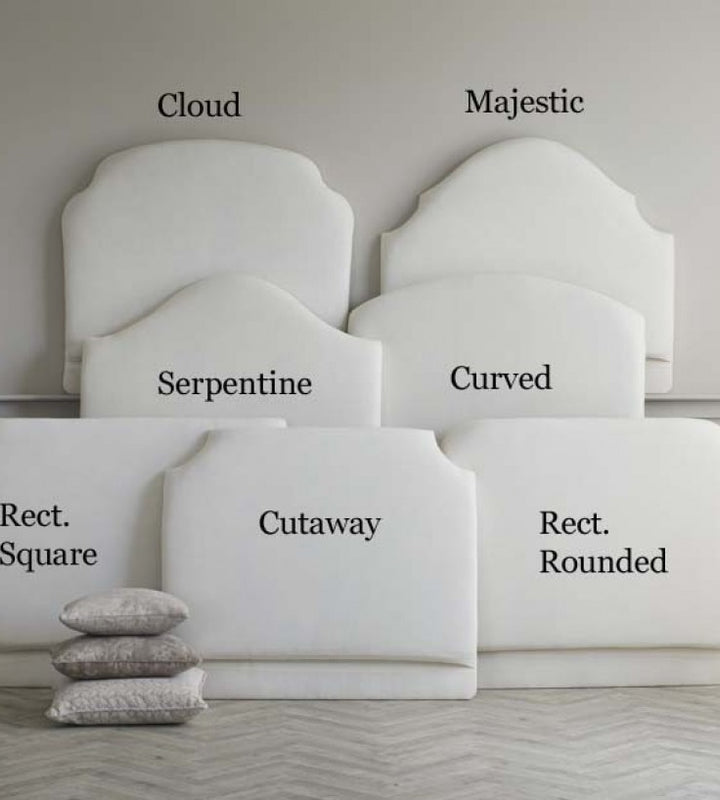 Calico covered headboards